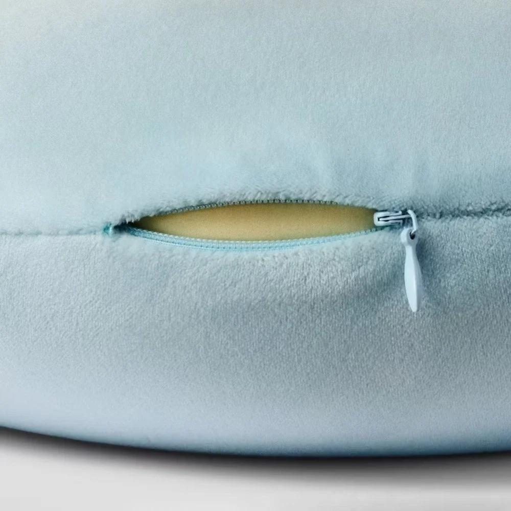 Memory Foam Travel Neck Pillow - Open Story™ - Muddy Aqua